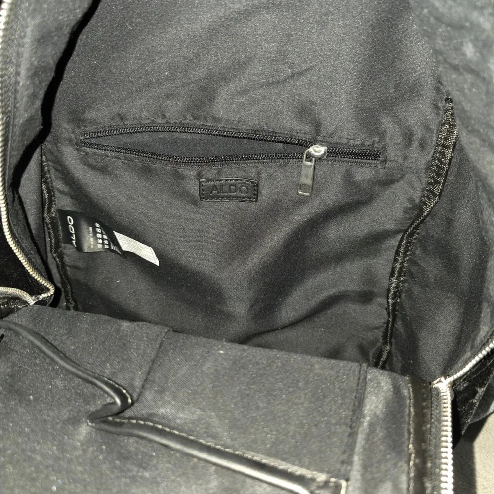 Aldo Sleek Black Backpack - Picture 9 of 15